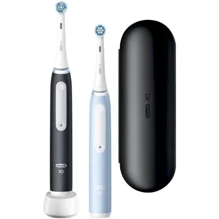 Oral-B iO Series 3N Duo Cepillo Dental Eléctrico, 2 Unidades, Negro/Azul
